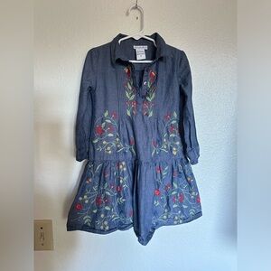 Chasing Fireflies embroidered dress. Size 4 years.